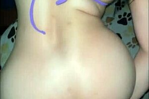 Step Cousin Relaxes After Long Day