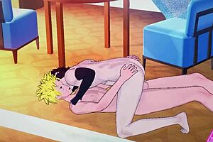 Get your fix of Naruto Sasuke hentai with cumshots