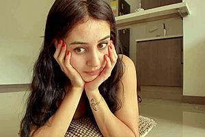 hot brunette with JUICY ASS chats online and shows her FACE