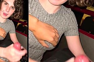 Risky cinema quickie sex