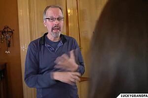 Grandpa Fucks Friends Daughter Pussy!