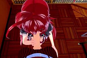 rias gremory begs for intense ntr sex