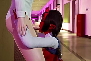 Meruccubus Sucked Off After Studying L 3d Hentai Uncensored Sfm