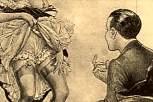Erotic illustrations from the good old days of cartoons and hentai