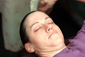 More Double Homemade Amateur Facial Action with Cum-Covered Brunette in Dirty Talk Scene.