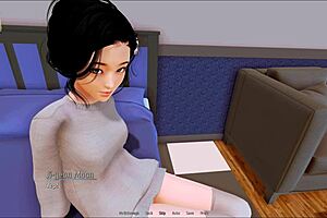 3D animated hotel of forbidden desires with cute girls in sexy outfits