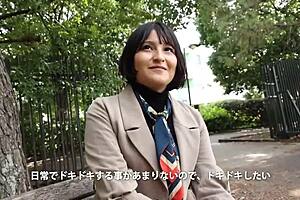 horny wife applies for av and cums from the start