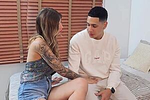 Imagine fucking your boyfriend and the airbnb owner in a wild latina threesome part one