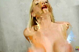 busty blonde milf licks and rides cock until cum