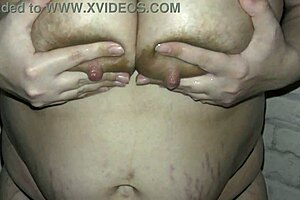 Close up shots of big tits and milking sessions