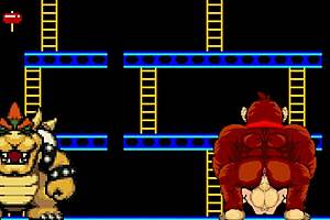 Hey, How Wild Does Bowser Smash Mario in This Cartoon?