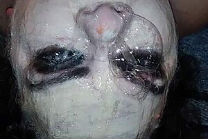 ms. tl throat gets messy with dildo and toys in this intense scene