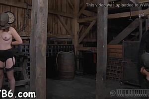 Bound amateurs orgasm in hardcore femdom!