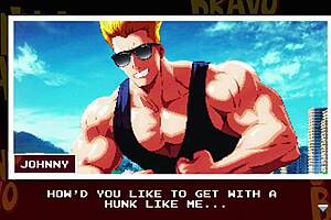 Johnny Bravo gets handjob from cute girl in public