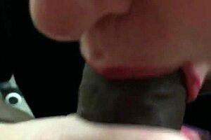 Close-Up Lipstick Application Demonstration