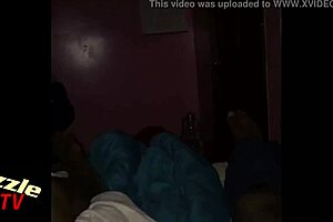 A young brunette gets a big black cock in her throat and vagina