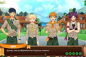 Gay Game Friends Camp in Russian voice acting