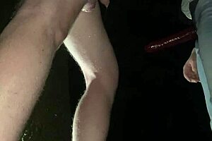 Wife Pegs Husband In Public Woods