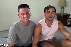 Italian Computer Nerd's First Gay Sex Experience