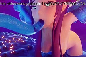 mona x slime in wild hentai action, oh yeah!