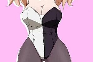 Enoshima Junko from Danganronpa in Suggestive Hentai Adventure