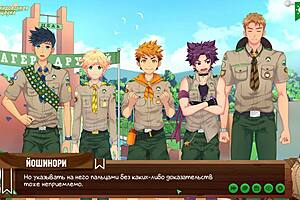 Game friends camp ep 24 with Russian voice acting