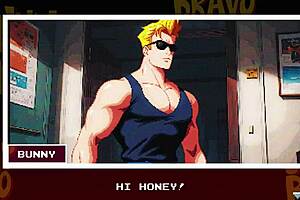 Johnny Bravo gets handjob from cute girl in public