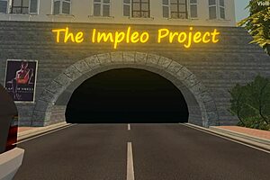 my neighbor and his stepmom relaxing at the pool