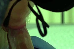 My stepmom sucks all the cum out of my cock