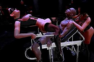 Hey, check this wild 3D VR game with latex femdom milking a prostate!