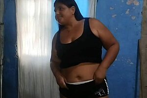 Fat Colombian teen gets her ass pounded by stepdad