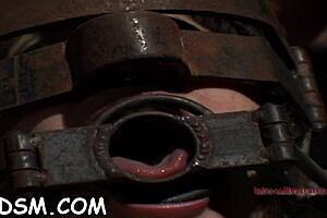 Glorious Brunette Maid Debuts In Video