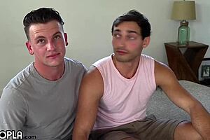 Italian Computer Nerd's First Gay Sex Experience