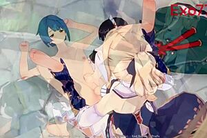 jean genshin impact hentai compilation raw scenes