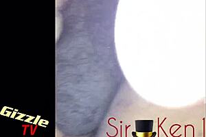 brunette young 18+ slut gives interracial blowjob!