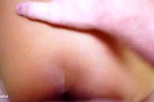 asian girlfriend takes hard fuck doggystyle