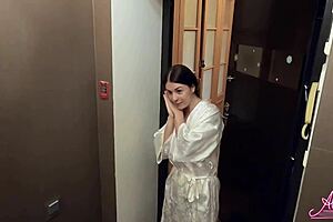 Young wife rests while her husband fucks neighbor's wife