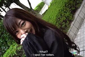 japanese bar girl fucks stranger in hotel, shaved pussy action