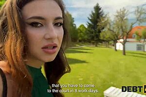 Debt4k Bitch Pays Back with Seductive Blowjob