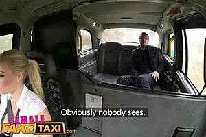Female Fake Taxi Reporter Receives Hot Scoop