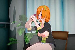 Having Sex With Moaning Yotsuba Nakano In 3D Hentai!