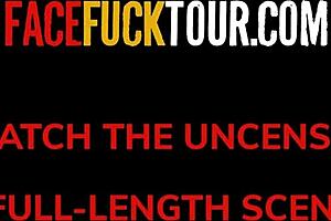 I'm on this face fuck tour watching blonde amy douxxx get hammered by a big dong