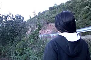 Teens 18+ fuck in public around a Spanish monastery outdoors