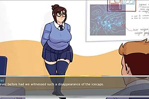 3D animated Hentai featuring Miss Mei as teacher