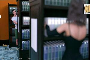 in being a dik chick route 44 kisses isabella passionately in the library