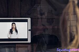 Beautiful Babe Fingered to Squirt After Meditating