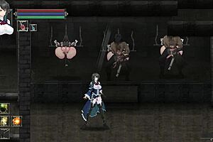 Bold scenes in ranch area from anime series