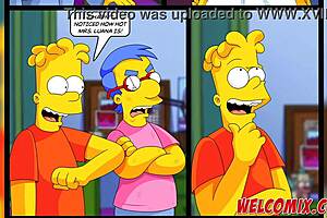 Wow, the best tits and butts in adult cartoons simptoons simpsons hentai!