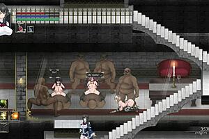 Bold scenes in ranch area from anime series