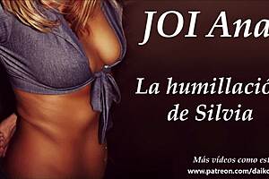 Silvia prepares humiliation party with joi anal